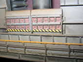 Hitzeschutztüren am Stahlkonverter